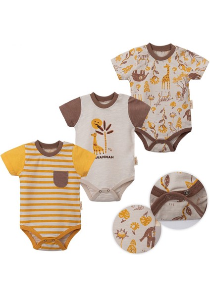 Wıld K.kol Üçlü Body Set