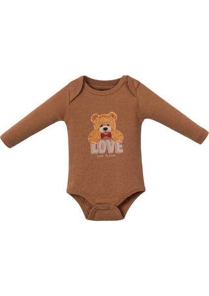 Love Ayıcık U.kol Üçlü Body Set