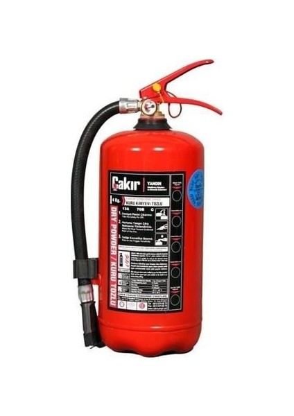 Yangın Tüpü 4 kg Abc Tozlu