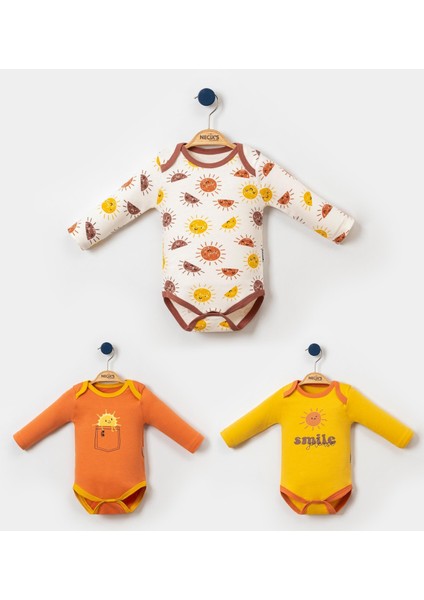 Güneşli U.kol Üçlü Body Set