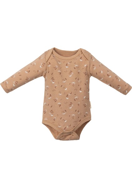 Çiçekli U.kol Üçlü Body Set
