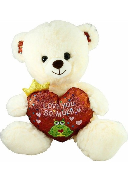 PJH2323 Peluş Kalpli Ayı Love You 30 cm modelleri