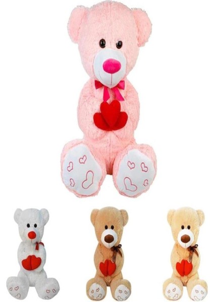 Peluş 100 cm Kalpli Ayı PL78170