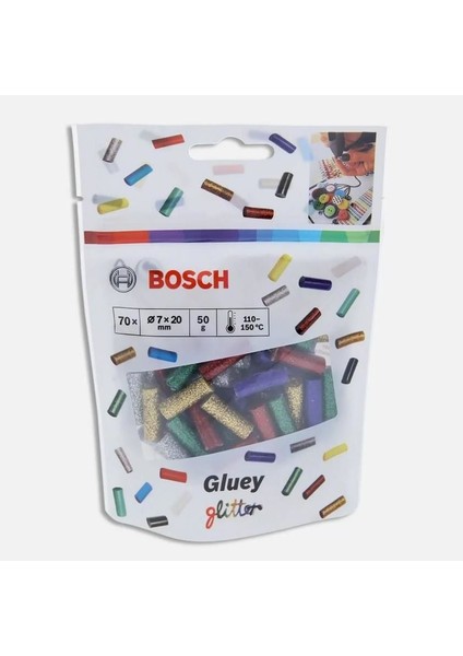 Gluey Tutkal Çubuğu 7 mm Simli