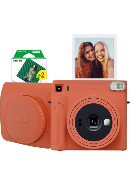 Instax Sq1 Terracotta Turuncu Fotoğraf Makinesi ve Hediye Seti 4