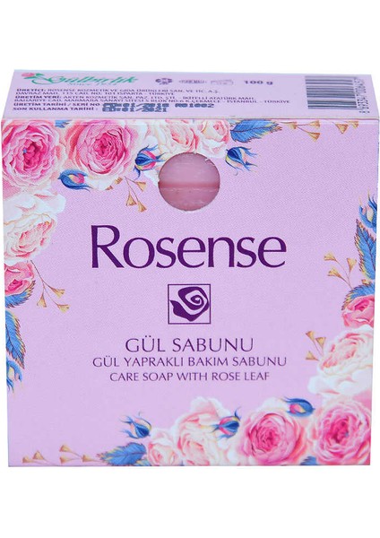 Gül Yapraklı Bakım Sabunu 100 gr Yeni