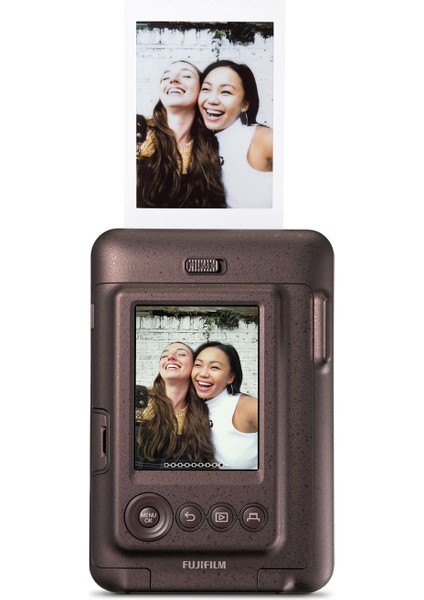 Instax Mini Liplay Hybrid Deep Bronze Fotoğraf Makinesi-20'li Film ve Çerçeve Hediye Seti modelleri