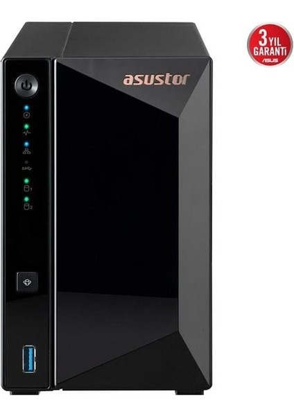 AS3302T V2 Realtek Qc 2 GB Ram- 2-Diskli Nas Server (Disksiz)