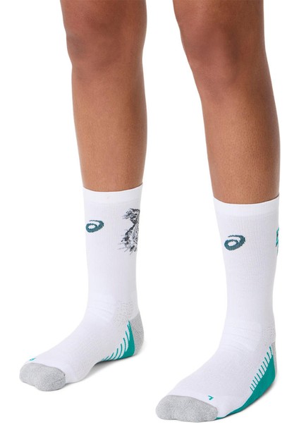 Performance Run Sock Crew Unisex Off White Koşu Çorabı 3013A976-102 modelleri
