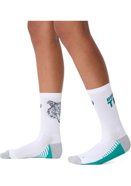 Performance Run Sock Crew Unisex Off White Koşu Çorabı 3013A976-102 fırsatları