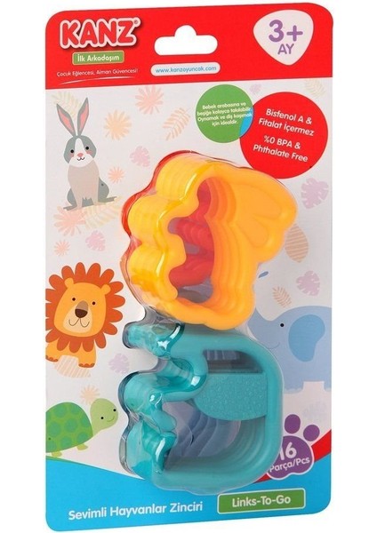 30774 Kanz Sevimli Hayvanlar Zinciri 16 Parça / +3 Ay