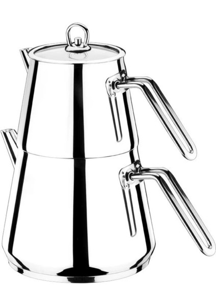 Piramit Elit Metal Mini Çaydanlık 10 cm