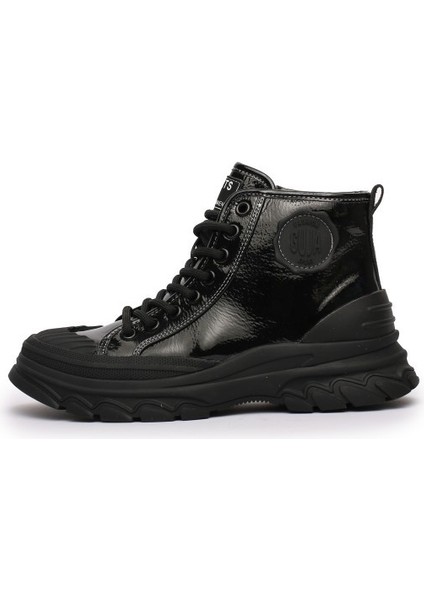 24K317-4 Sy Siyah Kadın Sneaker