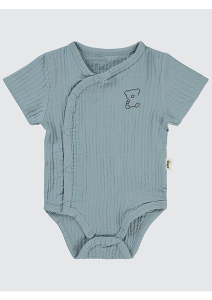 Bebek Çıtçıtlı Badi 1-18 Ay Mavi