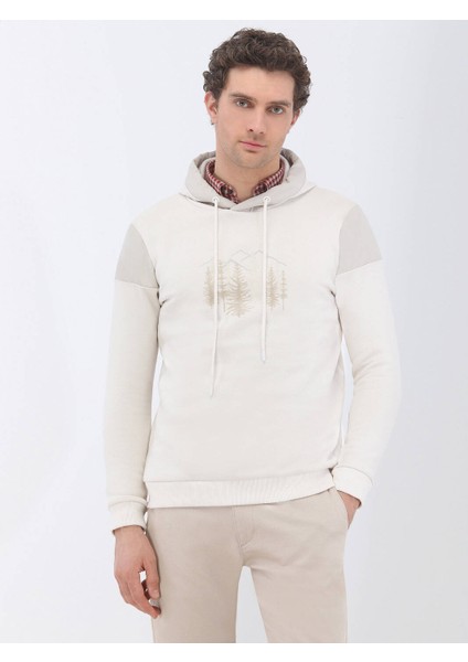 Taş Kapüşonlu Sweatshırt