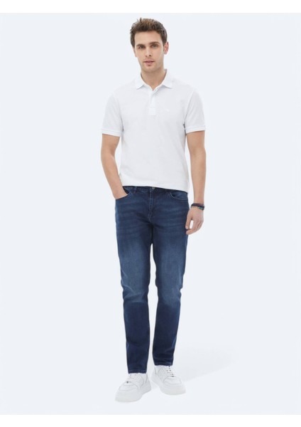 Beyaz Polo Yaka %100 Pamuk T-Shirt modelleri