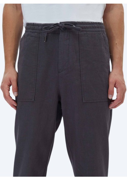 Antrasit Dokuma Jogging Fit Casual Pantolon