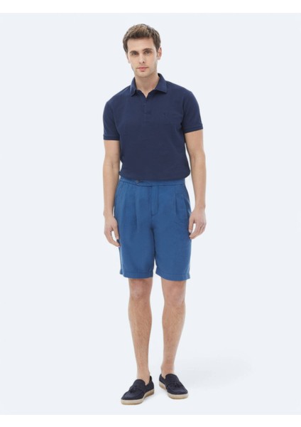 Mavi Dokuma Carrot Fit Casual Bermuda