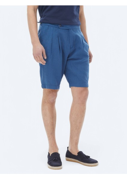Mavi Dokuma Carrot Fit Casual Bermuda