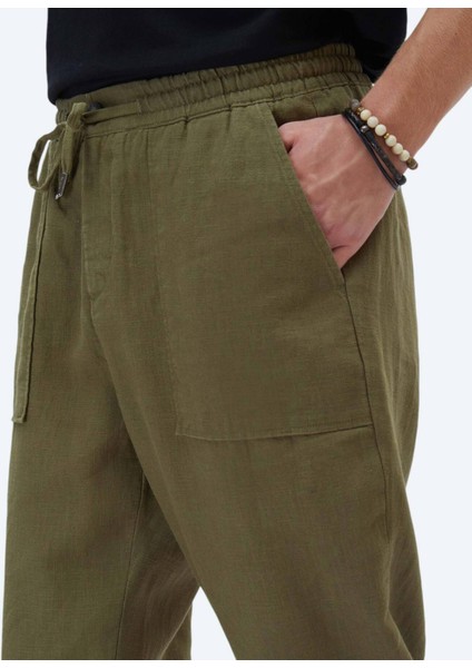 Haki Dokuma Jogging Fit Casual Pantolon