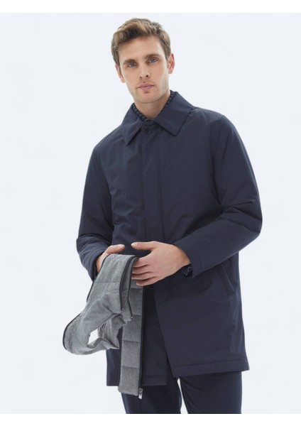 Lacivert Dokuma Pardesü fırsatları