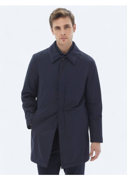 Lacivert Dokuma Pardesü indirimleri