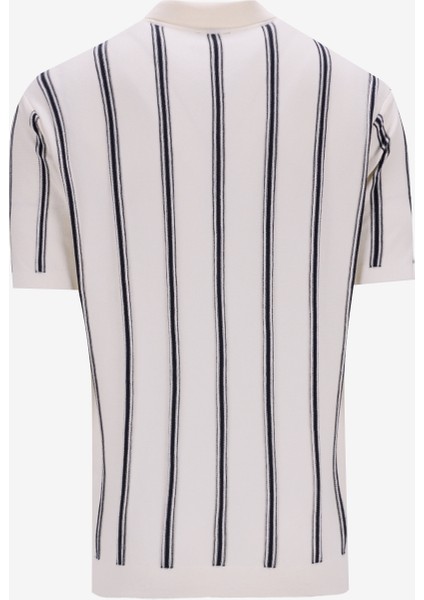 Polo Yaka Regular Fit Çizgili Beyaz Erkek Kazak FC5SM-KZK 2760 fiyatları