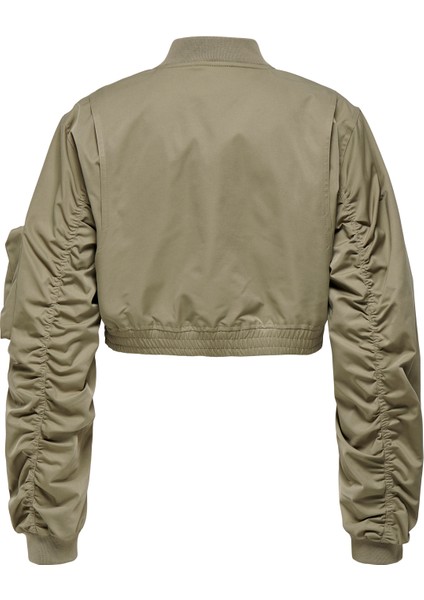 Açık Yeşil Kadın Mont Onlsaga Bomber cc Otw modelleri