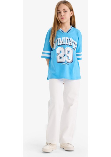 Kız Çocuk 90's Wide Leg Geniş Paça Jean Pantolon E9560A825SM