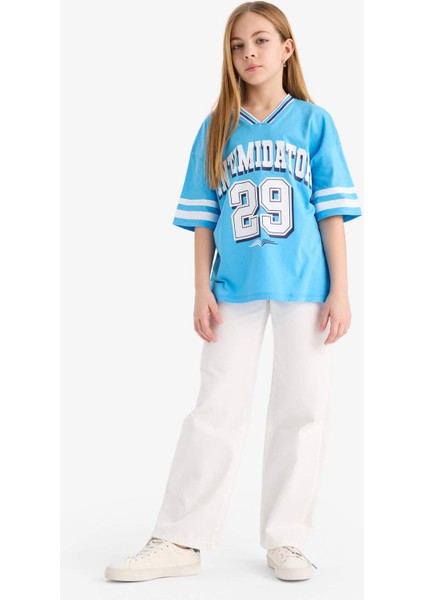 Kız Çocuk 90's Wide Leg Geniş Paça Jean Pantolon E9560A825SM