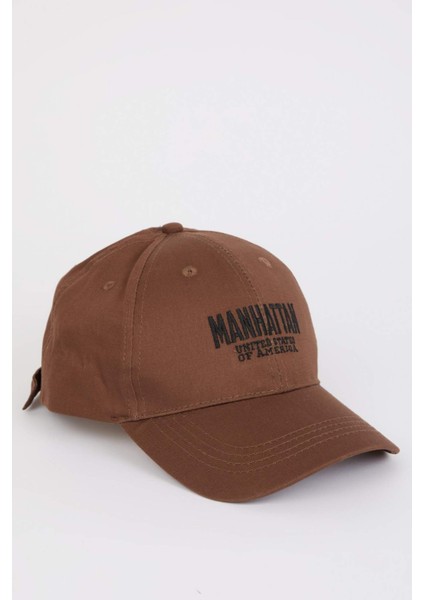Erkek Nakışlı Pamuklu Cap Şapka D7820AX25SM modelleri