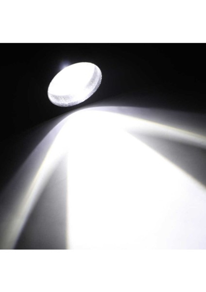 Ultra Çift Yönlü Güçlü Pilli LED El Feneri 2000 Lümen + 6W Cob LED Su Geçirmez Zoomlu 3 Modlu
