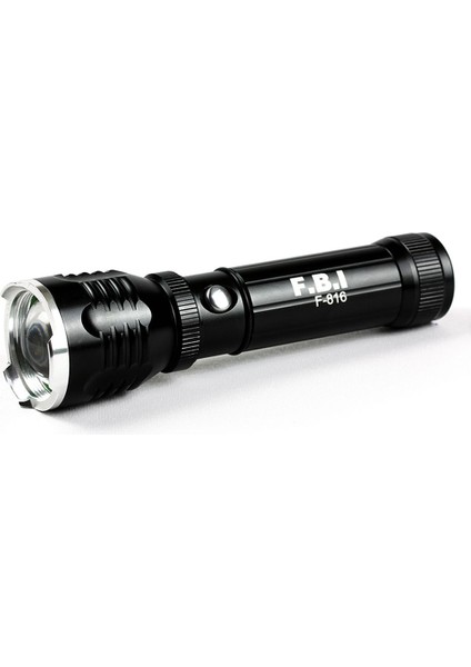 F.b.ı BF-816 Cree LED + Zoom + Mıkıslı Şarjlı El Feneri