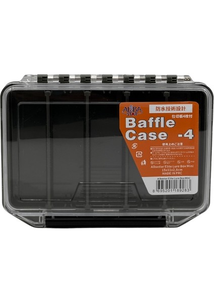 Elite Baffle Case-4 Mini Balıkçı Kutusu