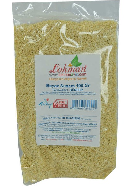 Susam Beyaz 100 gr Paket indirimleri