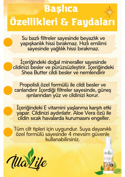 D Vitamini Etkili Tüm Cilter Için Spf 50+ Faktörlü Cilt Besleyici Güneş Kremi Suya Dayanıklı Formül