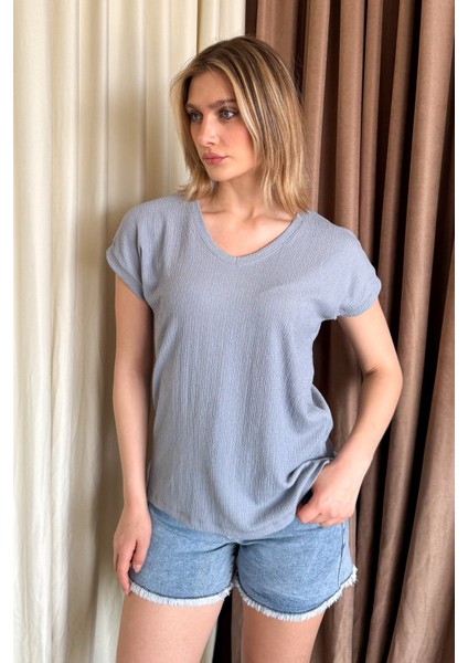 Kadın Raşel V Yaka Body 5039