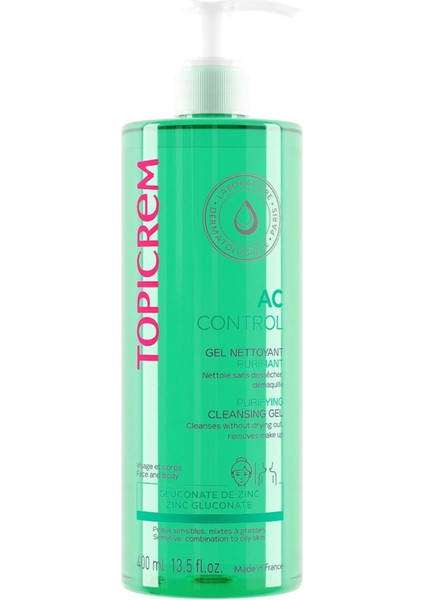 Ac Purifying Cleansing Gel 400 ml Yağlı ve Akneli Ciltler İçin Yıkama Jeli
