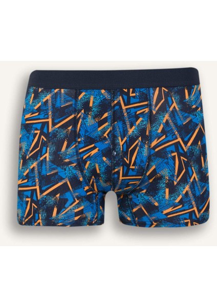 Regular Fit Baskılı 3'lü Boxer D9875AX25SP