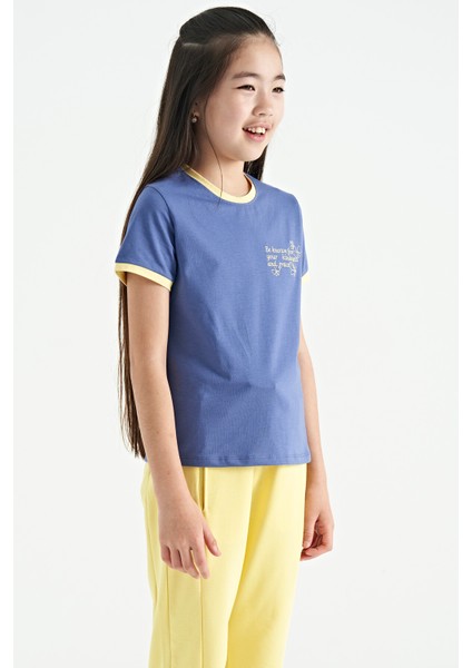 T13KG-75110_01 Kız Garson T-Shirt O Yaka
