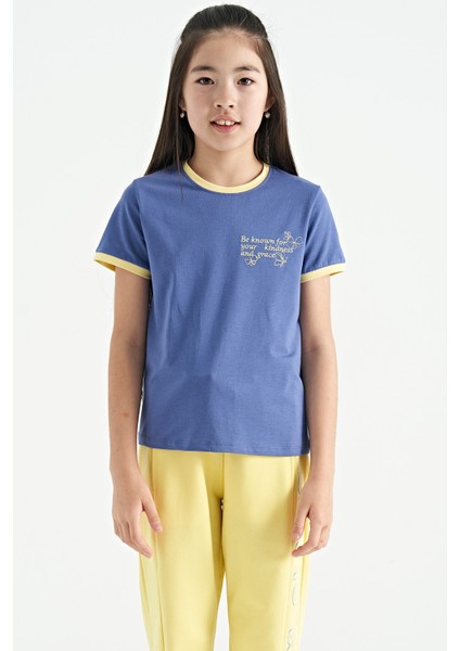 T13KG-75110_01 Kız Garson T-Shirt O Yaka