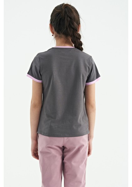 T13KG-75110_01 Kız Garson T-Shirt O Yaka