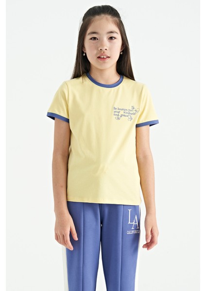 T13KG-75110_01 Kız Garson T-Shirt O Yaka modelleri