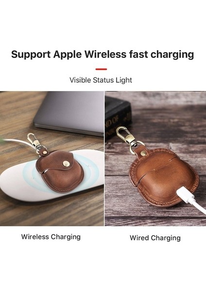 CF1119 Pro Için Galaxy Buds Pro Crazy Horse Deri Case Cof (Yurt Dışından)