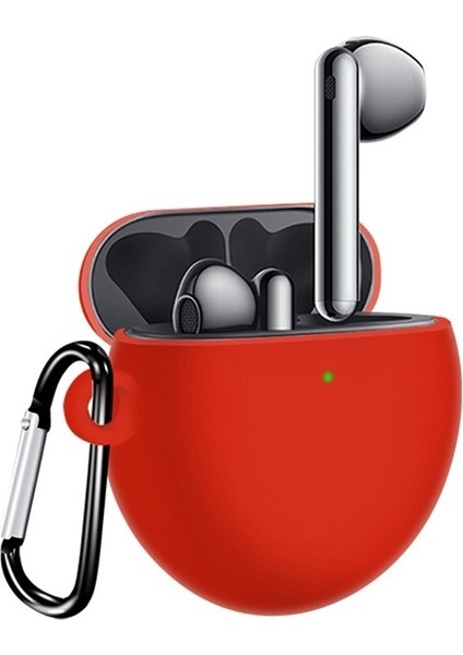 Huawei Tomurcukları Için 4 Kulaklık Kılıfı Kırmızı (Yurt Dışından)