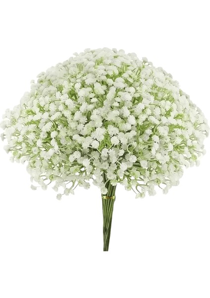 30 Adet Yapay Bebek Nefesi Çiçekleri Gerçek Dokunuş Gypsophila Düğün Gelin Nişan Ev Süsleme Oda Dekorasyonu Uygunrenk:beyaz (Yurt Dışından)
