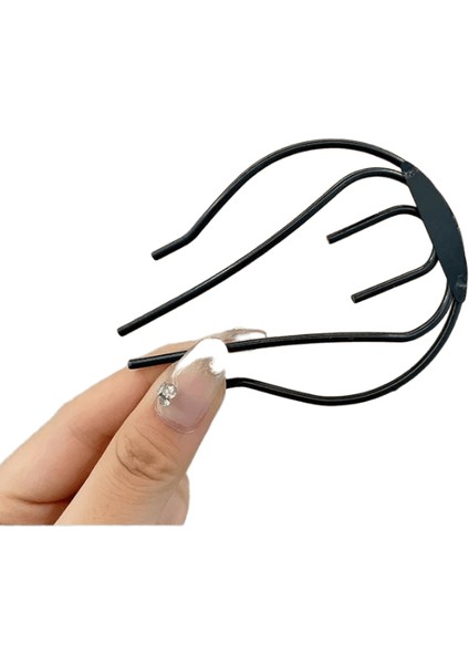 Siyah U Şeklindeki Saç Çatal Klipsi Saç Pimi Taraklar Dağınık Topuz Klipsler Klips Yan Taraklar Sopa Basit Saç Şekillendirme Araçları Yeni Klip 1pc-2 (Yurt Dışından)