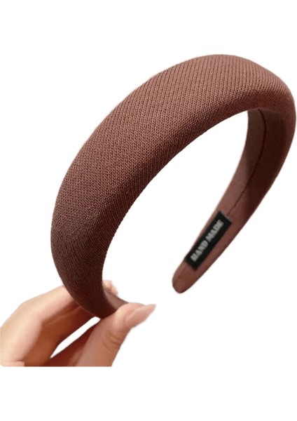 Katı Geniş Saç Bant Çember Vintage Yumuşak Elastik Head Band Çerçeve Saç Bandı Başlık Moda 5 (Yurt Dışından)