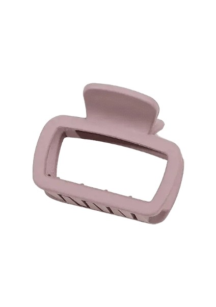 Küçük Saç Pençe Klipleri 5.2cm Kare Yüksek At Kuyruğu Klip Kelepçesi Korece Korece Mat Kaymaz Saç Stil Moka (Yurt Dışından)