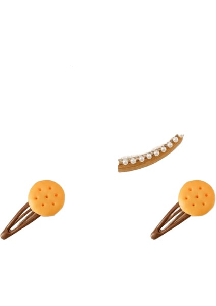 Simülasyon Eğlenceli Bisküvi Bb Klip Yıldız Saç Teslim Sevimli Öğrenci Headdress Tatlı Patlamalar Kırık Saç Pin Saç Klipler 2 Pcs Rotunity (Yurt Dışından)